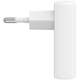 4smarts FlatPlug Duos Cargador de Pared 20W GaN 1x USB-C + 1x USB-A Carga Rápida QC 3.0 Blanco