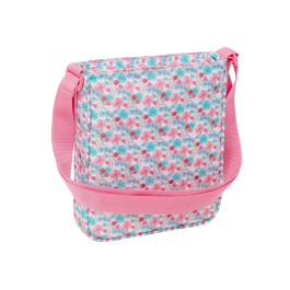 Bolso Bandolera Moos Flores Multicolor 21 x 25 x 4.5 cm