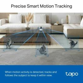 TP-Link TC72 Cámara de Seguridad IP Interior 2K QHD Wi-Fi Visión Nocturna Detección Movimiento Control PTZ Compatible con Alexa/Google