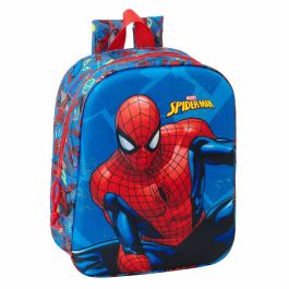 Safta Mochila Guarderia 3D Spider-Man 3D 22x27x10 cm