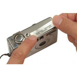 Dymo Cinta 91208 Negro Plata Metalizada 12mm x 4M Plástico Rotuladora Letratag