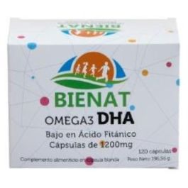 Bienat DHA Omega 3 1000mg, 120 Cápsulas de Aceite de Pescado con Vitamina E Precio: 80.9900003. SKU: B1B5XC5PSC