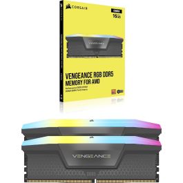 Corsair Kit Memoria RAM Vengeance RGB 32GB (2x16GB) DDR5 PC 6000 CL28