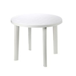Ipae Progarden Mesa Redonda Tondo Ø90 x 72 cm Blanca Exterior Resina Uso Doméstico Precio: 30.59000032. SKU: S7900738