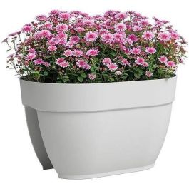 Artevasi 5600442850840 Jardinera Capri Campana para Balcón 40 cm Blanco