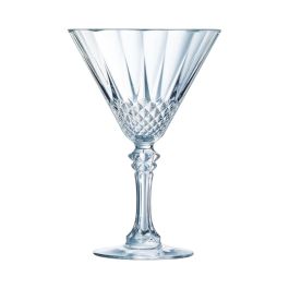 Arcoroc Set de 6 Copas de Cocktail Cristalin West Loop de Vidrio con Relieves Orgánicos, 27 cL, Aptas Lavavajillas, Fabricadas en Francia