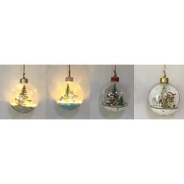 DKD Home Decor Decoración Colgante Navidad LED Surtida Papá Noel, Muñeco Nieve, Reno 8x9x8 cm (12 Unidades) Precio: 38.68128. SKU: B1ATKSM4V9
