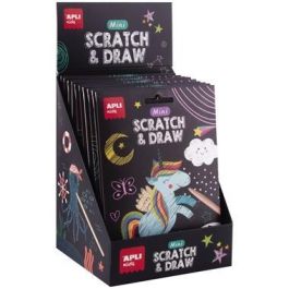 Apli Set Láminas Rasca y Dibuja Scratch&Draw Caja Expositora 12 Unidades +4 Años Precio: 35.50000003. SKU: B1ENKMYL9W