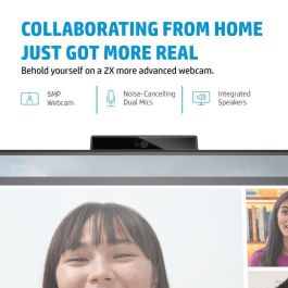 HP E27m G4 QHD USB-C Conferencing Monitor con Webcam 5MP, Altavoces, Micrófonos duales, Certificado Zoom, Carga 65W
