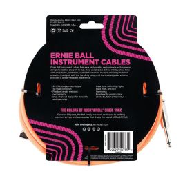 Cable Eb Instrumento Trenzado Jack-Jack Sa 2,54 M - Naranja / Neon Cable Eb Instrumento Trenzado Jack-Jack Sa 2,54 M - Naranja / Neon