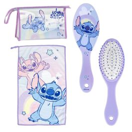 Cerdá Neceser de Aseo de Viaje, Organizador Portátil de Accesorios para Niños, Personaje Stitch, Color Lila, Medidas 23x15x8 cm Precio: 7.99568. SKU: B1KK3MJZN7