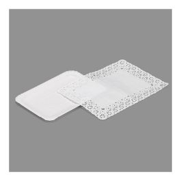 Best Products Bandeja con blonda rectangular de cartón 14x21cm - Pack de 4 Precio: 1.49999949. SKU: S7908930