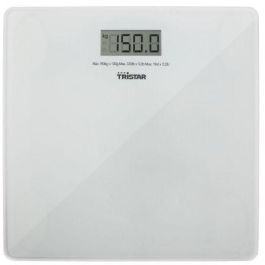Tristar WG-2419 Báscula de Baño hasta 150kg Cristal de Seguridad Templado Pantalla LCD