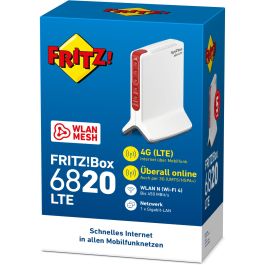 AVM FRITZ!Box 6820 LTE - Router Inalámbrico WWAN 802.11b/g/n para Escritorio