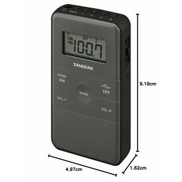 Radio Portátil Sangean DT-140 Negro AM/FM Radio Portátil Sangean DT-140 Negro AM/FM