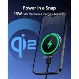 Aukey Ladeplatte MagFusion Aura Qi2 15W Wireless Negro