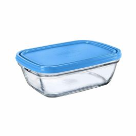 Fiambrera Rectangular Freshbox 1.1L Tapa Azul - Duralex (6 Unidades) Precio: 24.69000039. SKU: B1FGMM7VTY