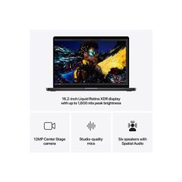 Apple MacBook Pro 16" M4 Pro 24GB RAM 512GB SSD Negro Espacial Portátil Liquid Retina XDR