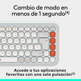 Teclado Logitech 920-013069 Blanco Naranja