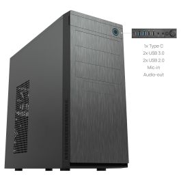 Chieftec HC-10B-OP Caja de PC Mini Tower Negra ATX, Micro ATX, Mini-ITX