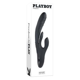 Vibrador Punto G Playboy Rabbit Negro Vibrador Punto G Playboy Rabbit Negro