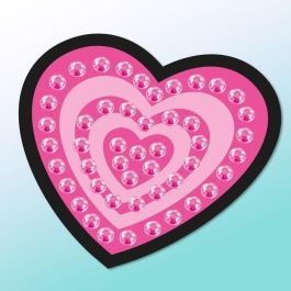 Canal Toys Maletín de Arte Diamond Art Luminoso con Pizarra LED, Strass, Diamantes y Accesorios para Niños +3 Años