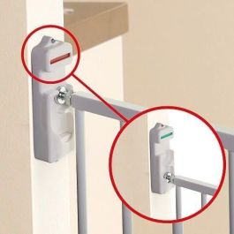 DREAMBABY Barrera de seguridad Extra grande BROADWAY Gro Gate - Para atornillar - L 76/134,5 x H 76 cm - Blanco DREAMBABY Barrera de seguridad Extra grande BROADWAY Gro Gate - Para atornillar - L 76/134,5 x H 76 cm - Blanco