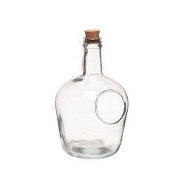Garrafa Giftdecor 4L con agujero y tapón de corcho, 19x31x19 cm, vidrio transparente (4 Unidades) Garrafa Giftdecor 4L con agujero y tapón de corcho, 19x31x19 cm, vidrio transparente (4 Unidades)
