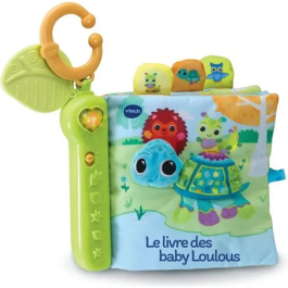 Vtech Baby Libro interactivo Toudoux de Loulous 6-36 meses Libro de tela hablado y musical para descubrimientos sobre naturaleza y animales Precio: 33.7900002. SKU: B1JHWDDQEM