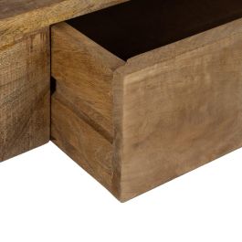 Escritorio Marrón-Negro Madera-Metal 120 X 50 X 77 cm