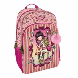 Mochila Escolar Gorjuss Carousel Salmón 29 x 45 x 17 cm Mochila Escolar Gorjuss Carousel Salmón 29 x 45 x 17 cm