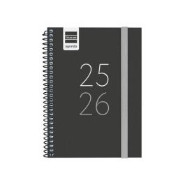 Agenda Escolar (2025-26) Finocam Secundaria Espiral Tapa Pp S/V Apais. 8º 120X164 Con Goma Negro Precio: 6.50000021. SKU: B1868ZNYS7
