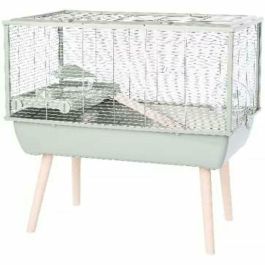 Zolux ZOL3336027056636 Jaula Elevada Néolife para Hámsteres 78x48x75 cm Verde