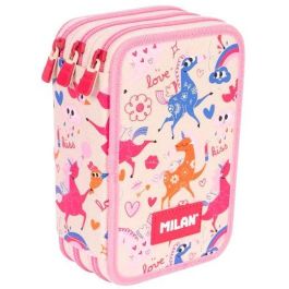 Milan Estuche 3 Pisos Con Contenido Serie Especial Flowicorn Beige para material escolar Precio: 26.4869. SKU: B1EYGF6663