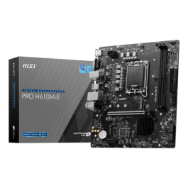 MSI Placa Base PRO H610M-E Intel H610 LGA 1700 DDR5 Micro ATX 911-7D48-019 Precio: 77.50000027. SKU: B1G8789YEC