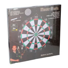 Dunlop Diana Juego Ø42cm con 6 dardos - Blanco/Negro/Rojo/Verde