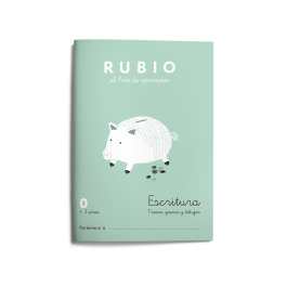 Rubio Cuaderno Caligrafía Nº 0 Desarrollo Destrezas Motrices Lenguaje Escrito