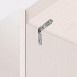 Edm Ángulo Refuerzo An24 Acero Inoxidable 50 x 50 x 16 mm 4 Unidades Tornilleria Incluida