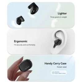 Vention NBLW0 Auriculares Bluetooth Tiny T12 Inalámbricos con Estuche de Carga, 6h de Autonomía, Bluetooth 5.3, USB-C, Blancos
