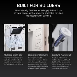 Corsair Caja Gaming ATX Semitorre 5000T LX RGB Cristal Blanca