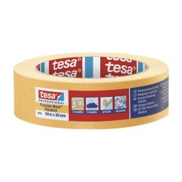 Tesa 4344 Precision Mask Standard Cinta de enmascarar 50m x 30mm, retirable hasta 5 meses después