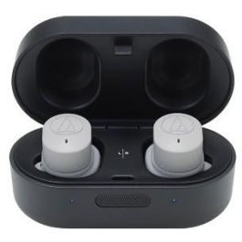 Audio-Technica ATH-SPORT7TW Auriculares Inalámbricos True Wireless Intraaurales para Deportes con Micrófono Integrado Gris