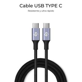 SUBBLIM CABLE OPTIMUS 60W C-C 1m BLACK SUBBLIM CABLE OPTIMUS 60W C-C 1m BLACK