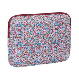 Funda para Portátil Nait Nait Flores coimbra burdeos Burdeos 34 x 25 x 2 cm