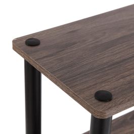 Versa Estantería 2 Alturas Gris 40x41.5x39.5 cm