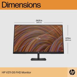 HP V27i G5 Monitor FHD de 27 Pulgadas (68.6 cm) para Productividad, Trabajo y Estudio con Pantalla Nítida y Diseño Sencillo. HP V27i G5 Monitor FHD de 27 Pulgadas (68.6 cm) para Productividad, Trabajo y Estudio con Pantalla Nítida y Diseño Sencillo.