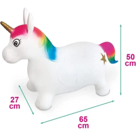 Mondo Unicornio saltarín a caballo para montar PVC hasta 30 kg