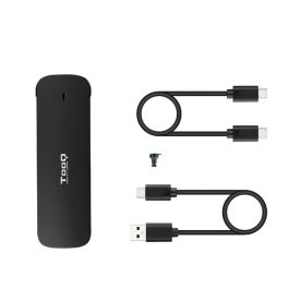 TooQ TQE-2201B Caja Externa USB 3.1 Gen2 para SSD M.2 NVMe PCIe (2230/2242/2260/2280) Sin Tornillos, Incluye Cables USB-C y USB-A, Negro TooQ TQE-2201B Caja Externa USB 3.1 Gen2 para SSD M.2 NVMe PCIe (2230/2242/2260/2280) Sin Tornillos, Incluye Cables USB-C y USB-A, Negro