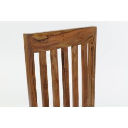 DKD Home Decor Silla Colonial de Comedor Madera Maciza Acacia, Hecha a Mano, Altura Asiento 45 cm, Desmontable, 47x104x45 cm (Pack de 2 Unidades)