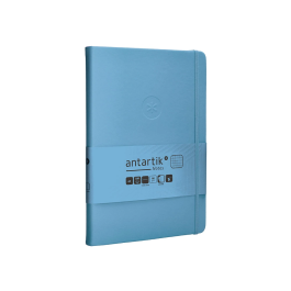 Antartik Cuaderno A5 Tapa Dura Hojas Cuadricula Azul Claro 100 Hojas 80 Gr FSC